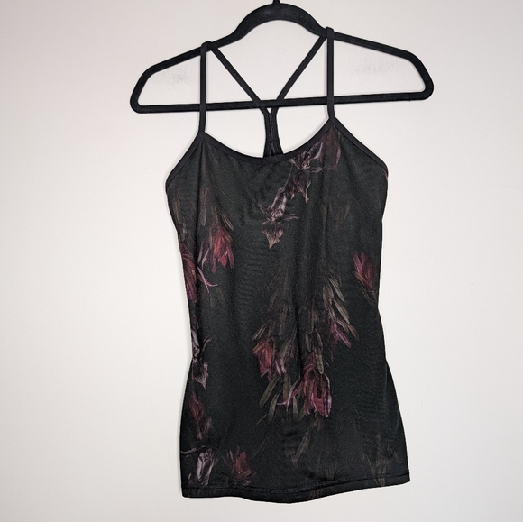 Lululemon Power Y Tank *Luon Light Midnight Iris Multi / Black 6 - Picture 8 of 10